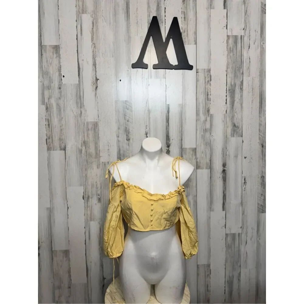 HYFVE yellow crop top